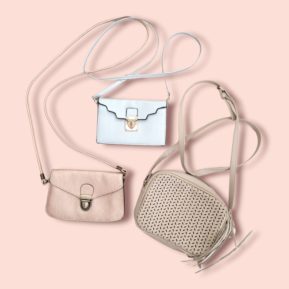 Bundle of 3 Small Crossbody/Shoulder Bags